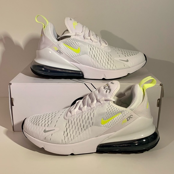 ⚡️[NEW] NIKE AIR MAX 270 ESSENTIAL WHITE VOLT WOLF GREY MEN’S SIZE 8 SNEAKERS⚡️ - Picture 5 of 11